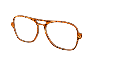 The Pumpkin Pearl Swirl - Angle Top Thumbnail - Pair Eyewear