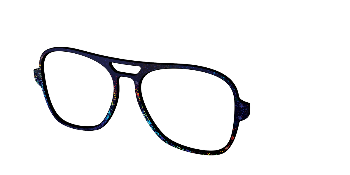 The Rainbow Disco - Angle Top Image - Pair Eyewear