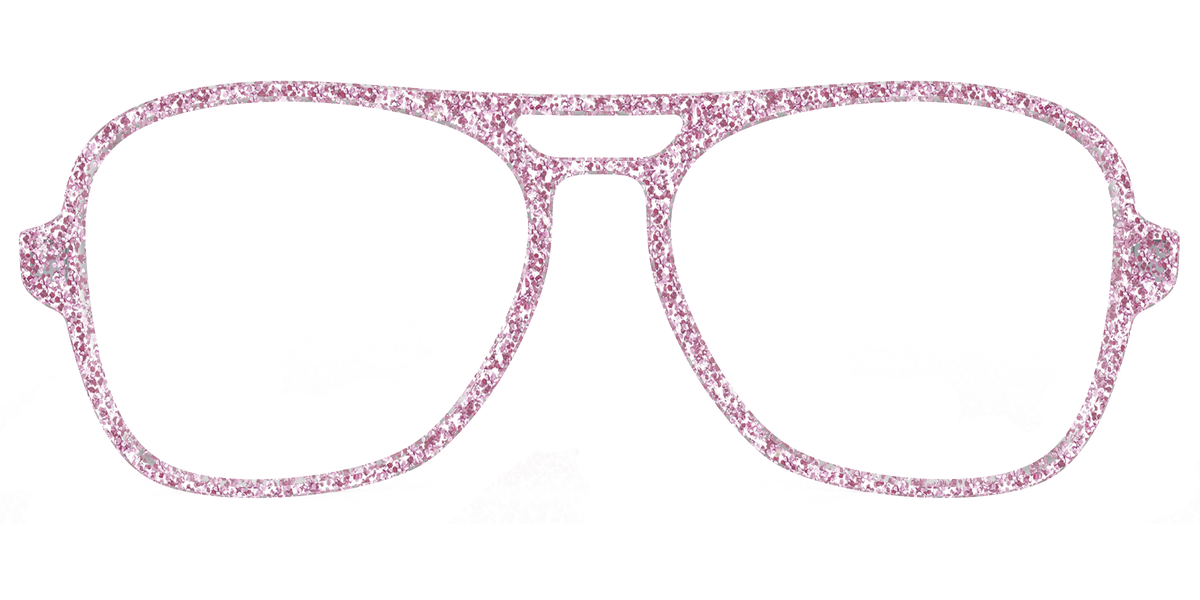 The Rose Gold Sparkle - Front Top Image - Pair Eyewear