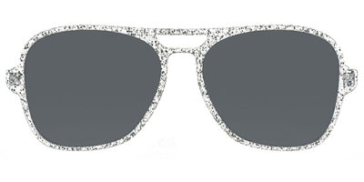 The Polarized Silver Sparkle Sun Top - Front Top Thumbnail - Pair Eyewear