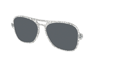 The Polarized Silver Sparkle Sun Top - Angle Top Thumbnail - Pair Eyewear