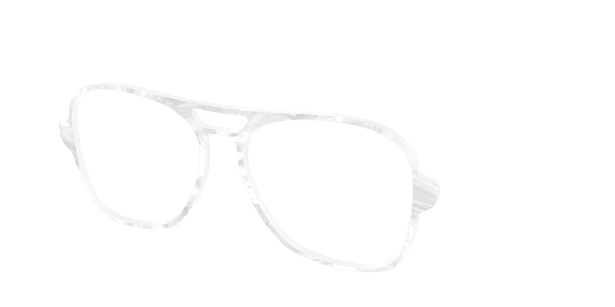 The White Pearlescent - Angle Top Image - Pair Eyewear