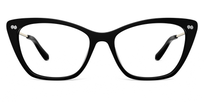 The Wanda - Black Acetate Gold Metal - Thumbnail2 - Pair Eyewear