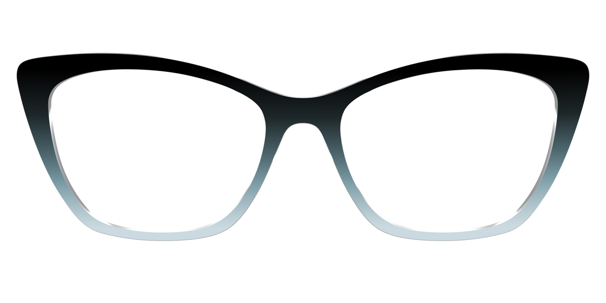 The Black to Blue Smoke Gradient - Front Top Image - Pair Eyewear