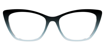 The Black to Blue Smoke Gradient - Front Top Thumbnail - Pair Eyewear