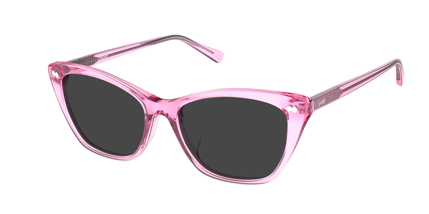 The Wanda - Pink Glitter Clear Sun - Carousel3 - Pair Eyewear
