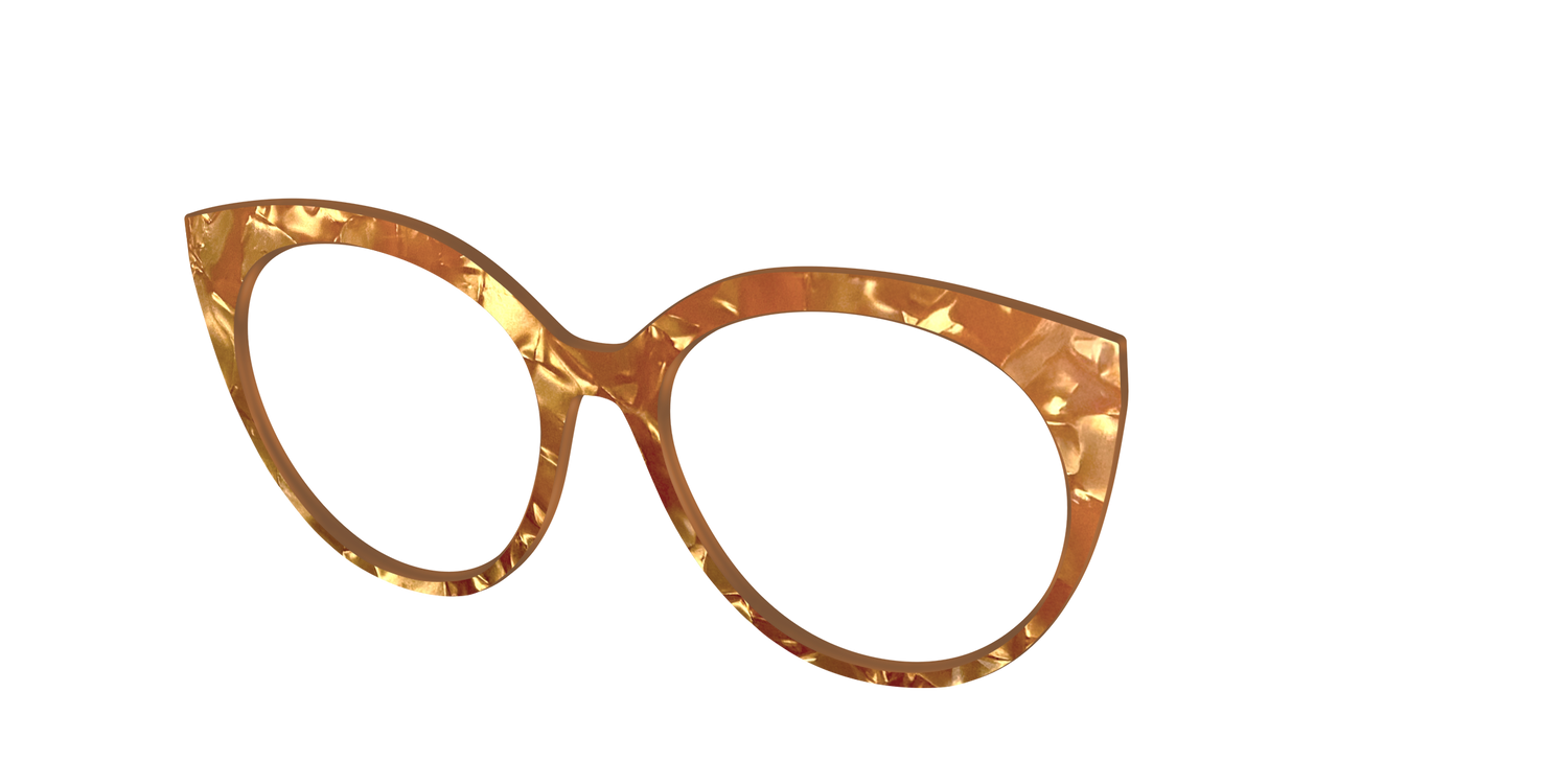 The Amber Pearl Marble - Angle Top Image - Pair Eyewear