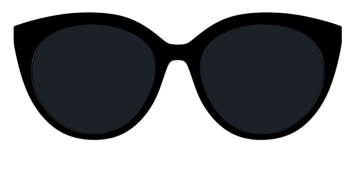The Non-Polarized Black Sun Top - Front Top Image - Pair Eyewear