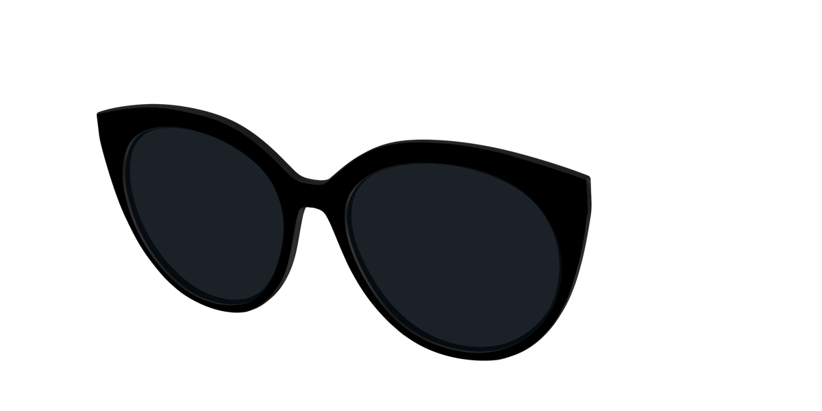 The Non-Polarized Black Sun Top - Angle Top Image - Pair Eyewear
