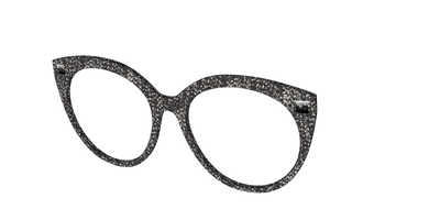 The Black Sparkle - Angle Top Thumbnail - Pair Eyewear