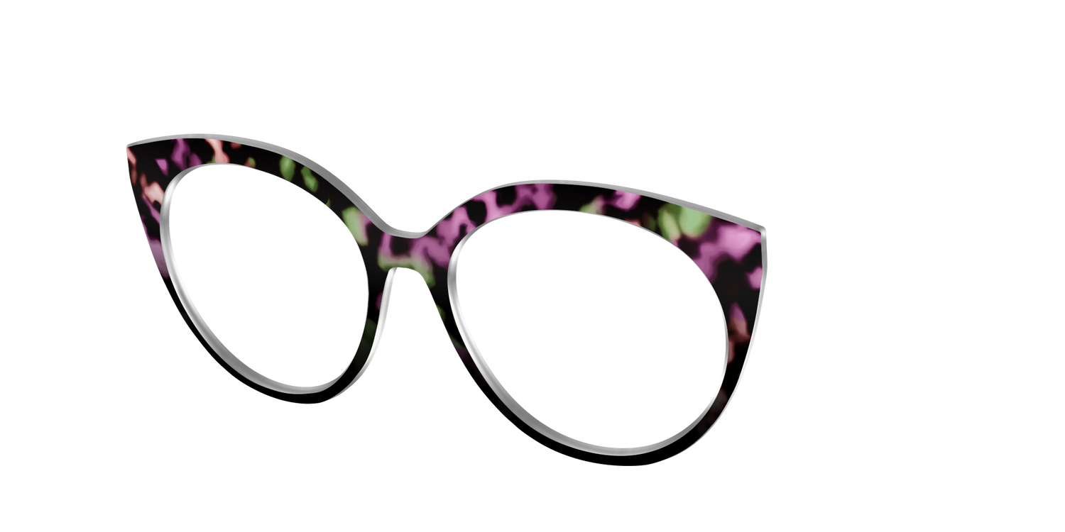 The Boysenberry Tortoise - Angle Top Image - Pair Eyewear