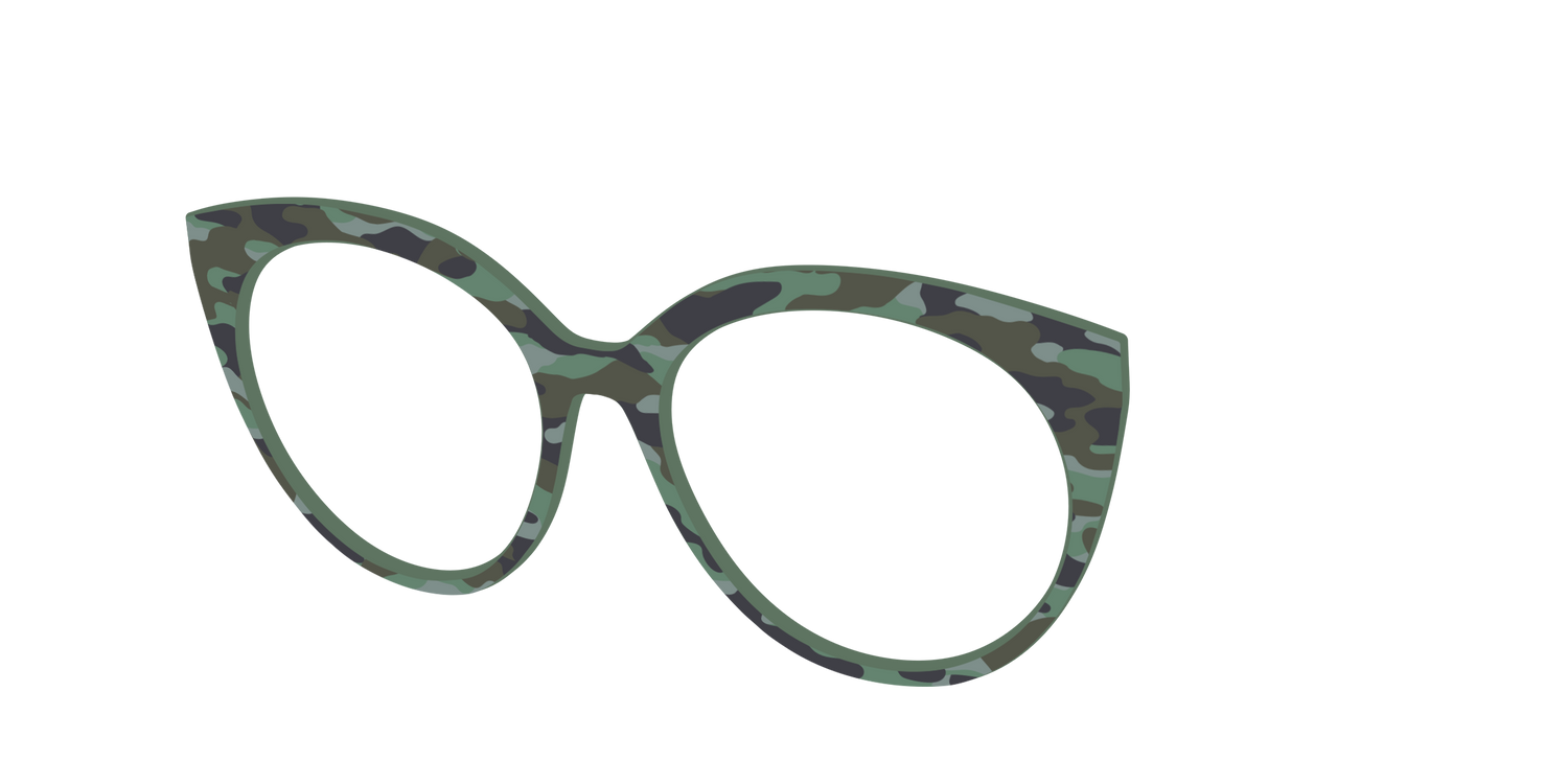 The Classic Camo - Angle Top Image - Pair Eyewear