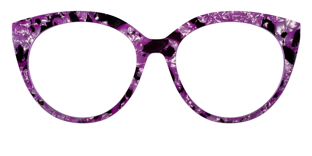 The Dark Orchid Pearl Tortoise - Front Top Image - Pair Eyewear