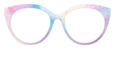 The Dreamy Pastel with Holographic Glitter - Front Top Thumbnail - Pair Eyewear