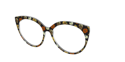 The Floral Skulls - Angle Top Thumbnail - Pair Eyewear
