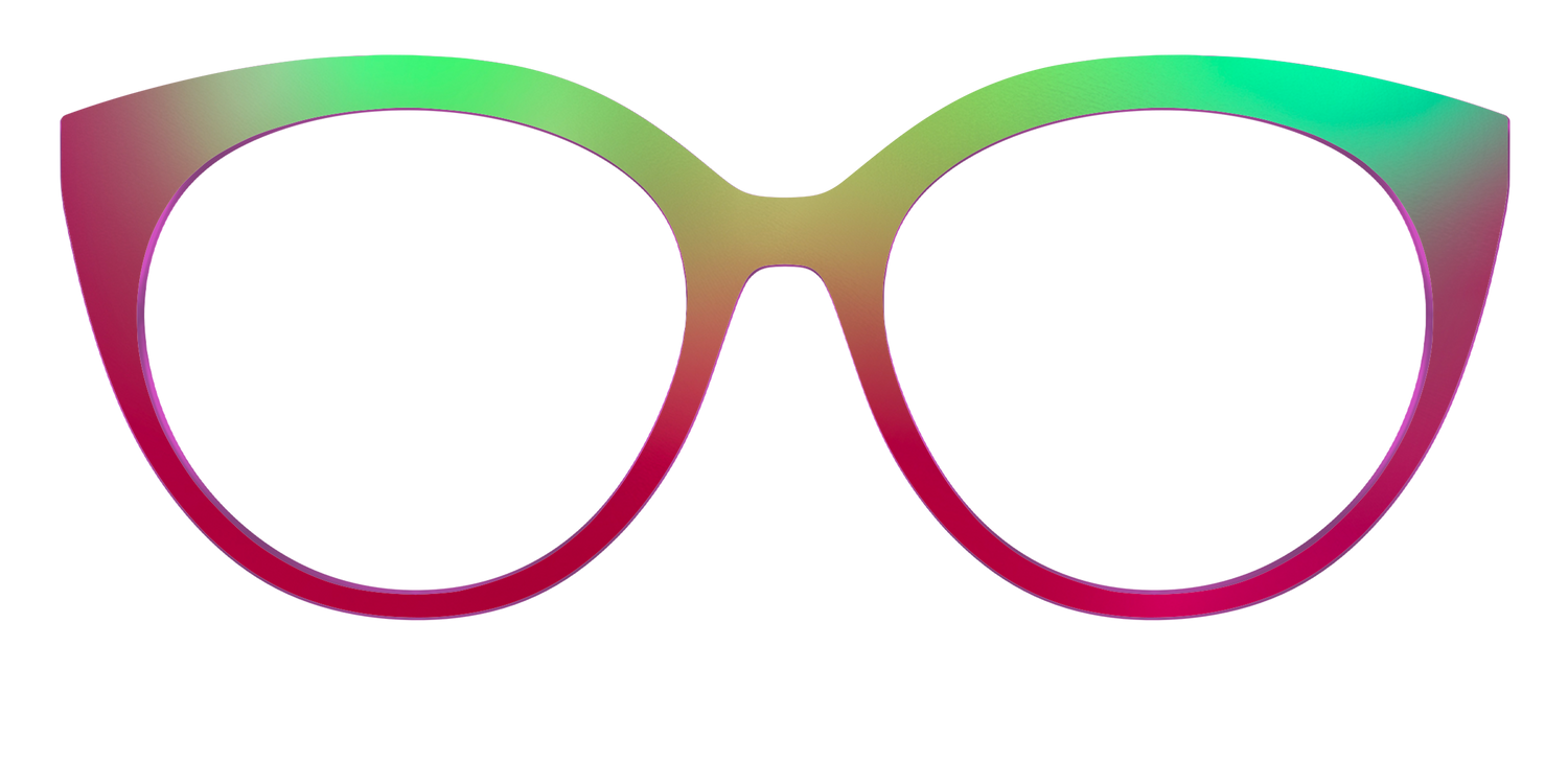 The Guava Ombre - Front Top Image - Pair Eyewear