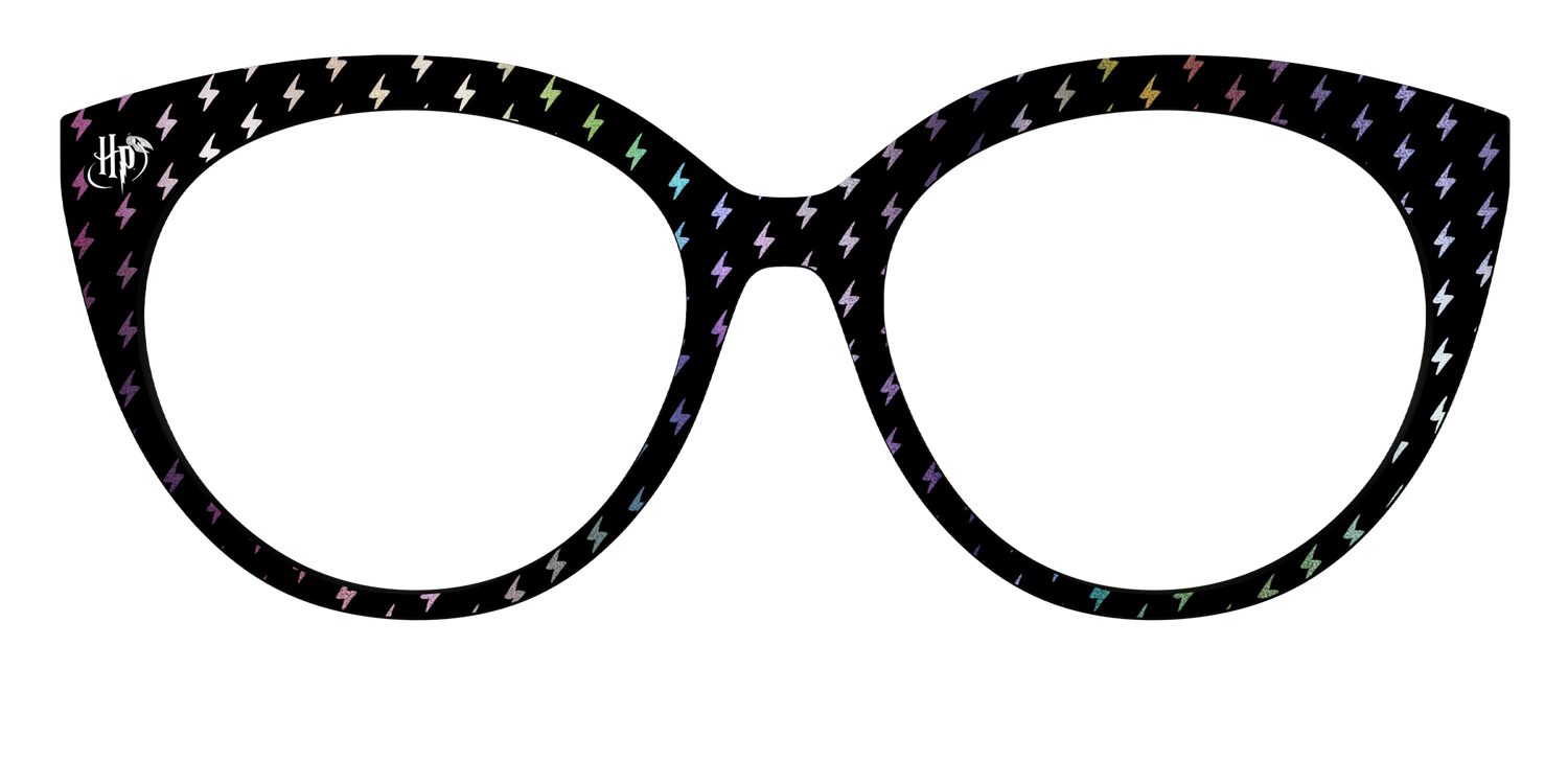 The Holographic Lightning Bolts - Front Top Image - Pair Eyewear