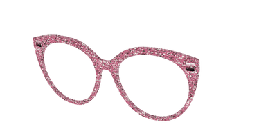 The Hot Pink Sparkle - Angle Top Thumbnail - Pair Eyewear