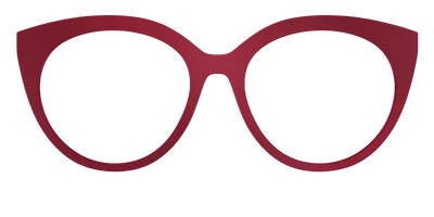 The Matte Burgundy - Front Top Thumbnail - Pair Eyewear