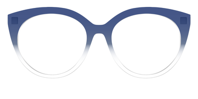 The Navy Gradient Crystal - Front Top Thumbnail - Pair Eyewear