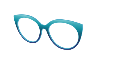 The Ocean Blue - Angle Top Thumbnail - Pair Eyewear