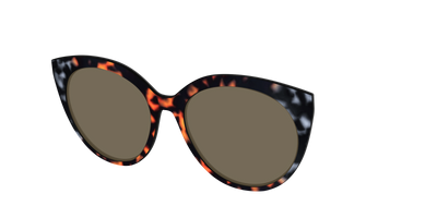 The Polarized Gray & Amber Tortoise Sun Top - Angle Top Thumbnail - Pair Eyewear