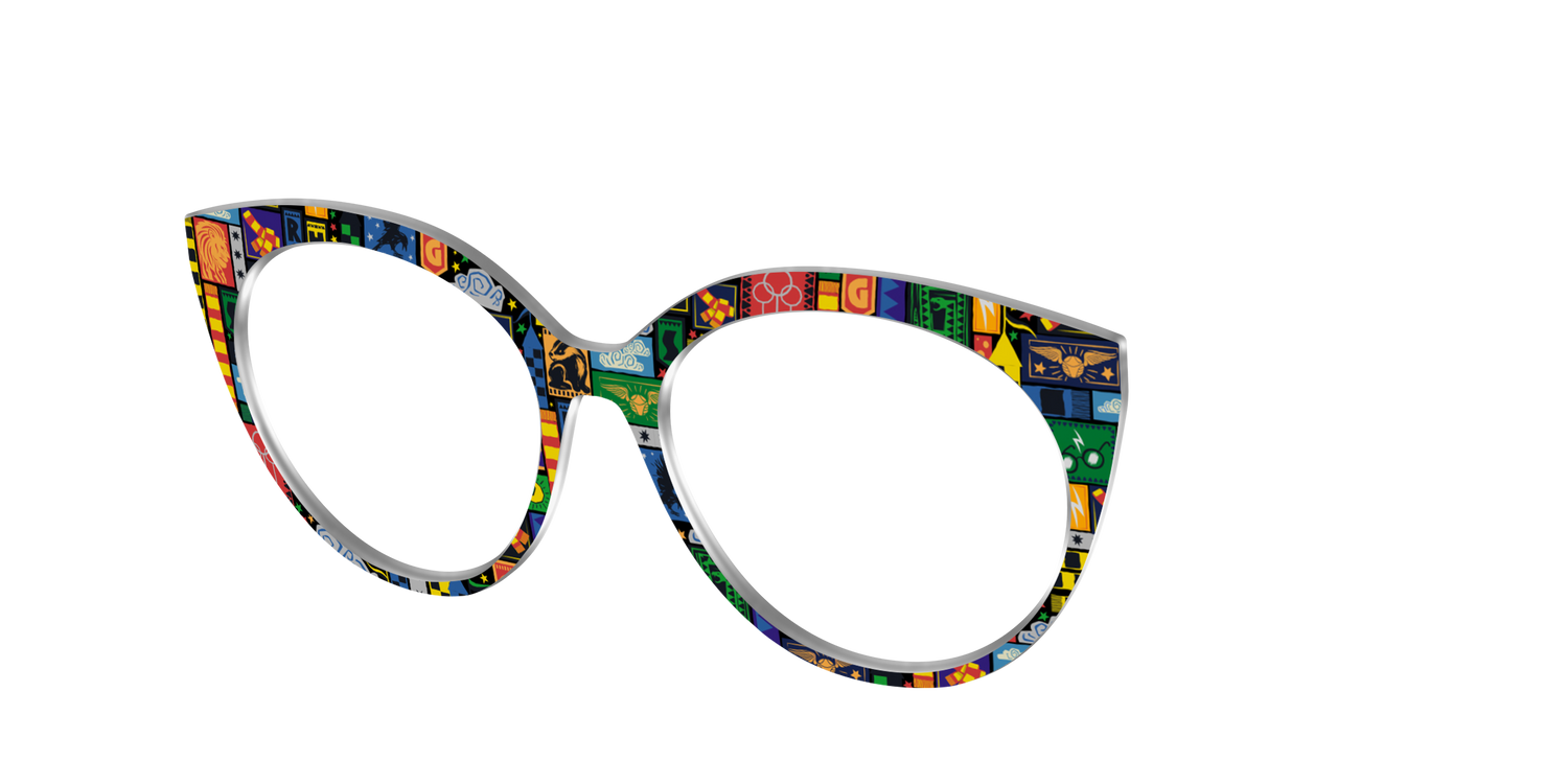 The Quidditch Patchwork - Angle Top Image - Pair Eyewear