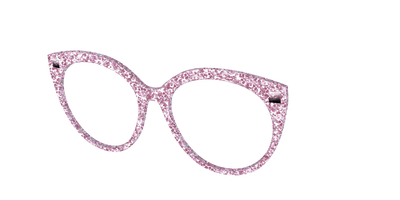 The Rose Gold Sparkle - Angle Top Thumbnail - Pair Eyewear