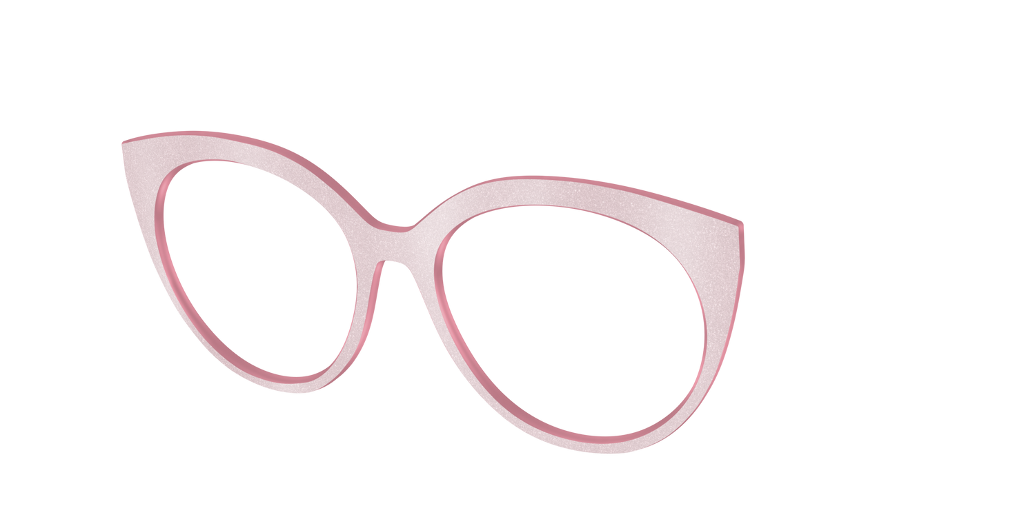 The Rose Shimmer - Angle Top Image - Pair Eyewear