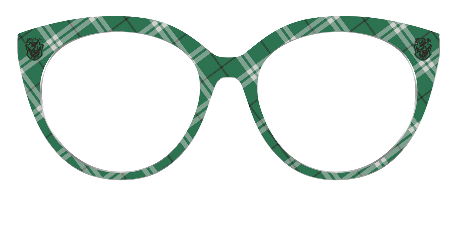 The Slytherin™ Plaid - Front Top Image - Pair Eyewear