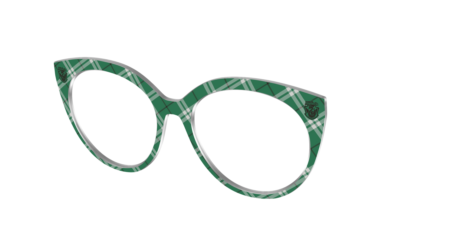 The Slytherin™ Plaid - Angle Top Image - Pair Eyewear