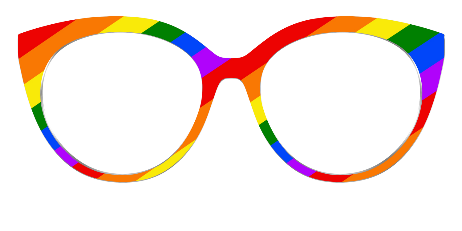 The Traditional Pride Flag - Front Top Image - Pair Eyewear