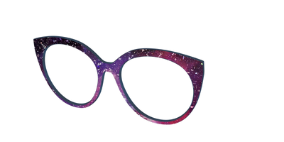 The Twilight Sky with Holographic Glitter - Angle Top Thumbnail - Pair Eyewear