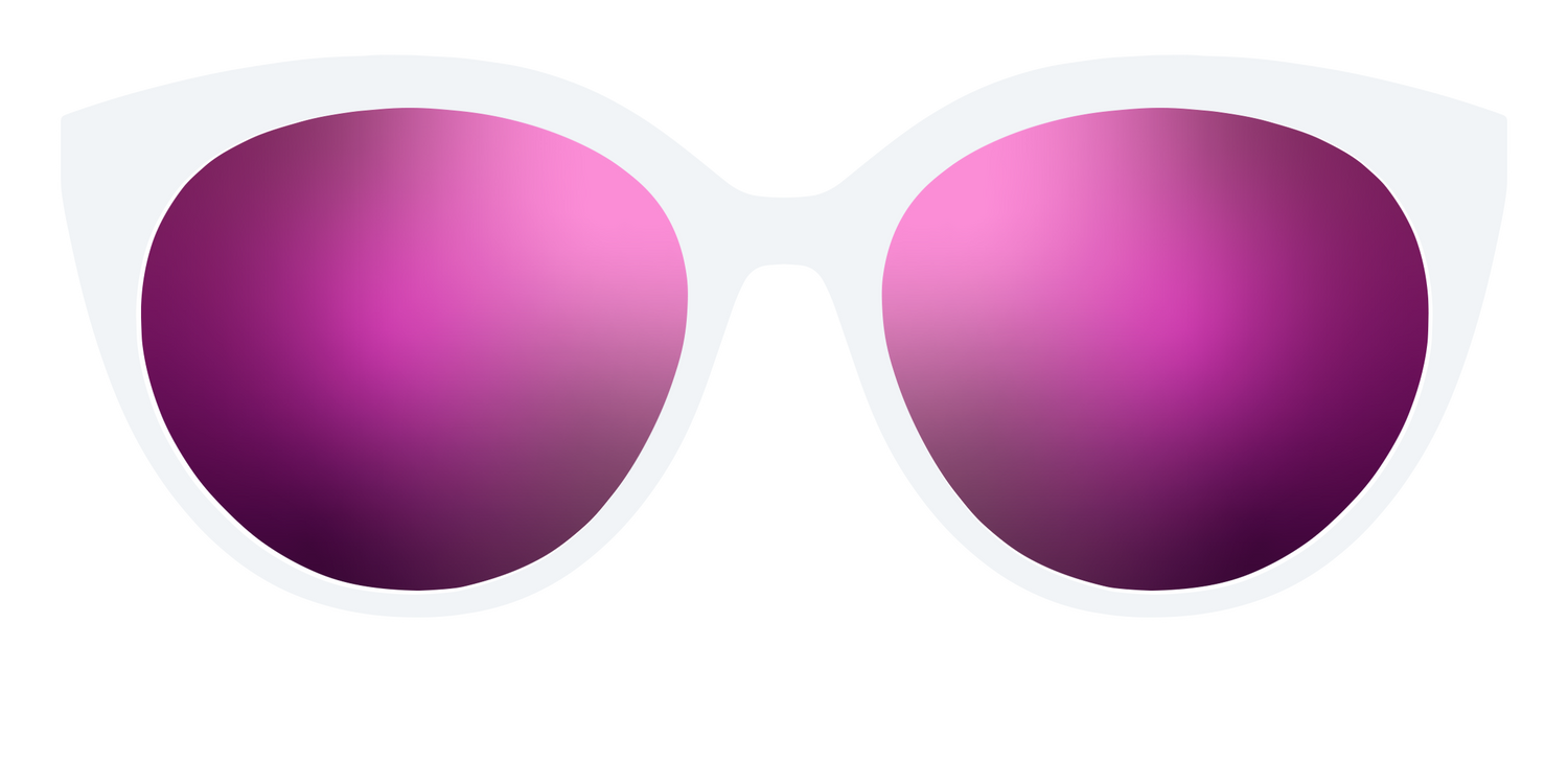 The Polarized White Sun Top - Front Top Image - Pair Eyewear