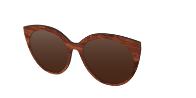 The Polarized Woodgrain Sun Top - Angle Top Thumbnail - Pair Eyewear