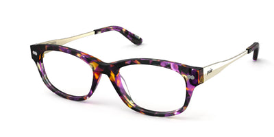 The Addison - Purple Confetti Tortoise Acetate Gold Metal - Thumbnail1 - Pair Eyewear