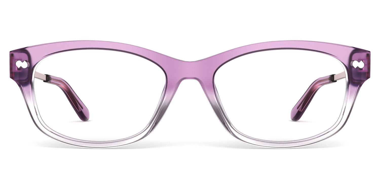 The Addison - Violet Pearlized Gradient Acetate Rose Gold Metal - Carousel2 - Pair Eyewear