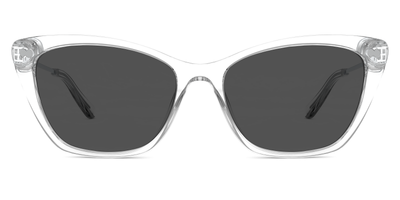 The Wanda - Crystal Clear Acetate Silver Metal Sun - Thumbnail3 - Pair Eyewear