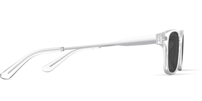 The Finley - Crystal Clear Acetate Silver Metal Sun - Thumbnail5 - Pair Eyewear