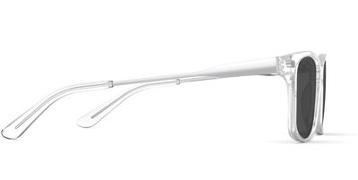 The Kirby - Crystal Clear Acetate Silver Metal Sun - Thumbnail5 - Pair Eyewear