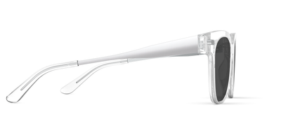 The Murphy - Crystal Clear Acetate Silver Metal Sun - Thumbnail5 - Pair Eyewear