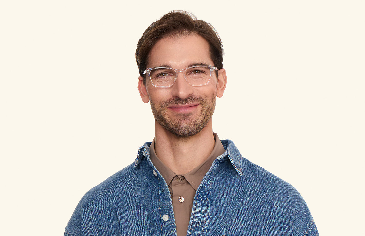 The Casper - Crystal Clear - LifeStyle1 - Pair Eyewear