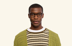 The Casper - Black Acetate Gold Metal - LifeStyle Thumbnail1 - Pair Eyewear