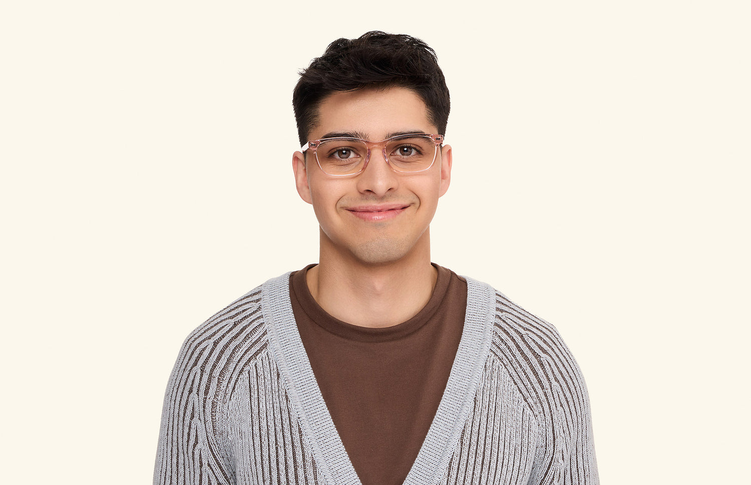 The Casper - Pink Clear - LifeStyle1 - Pair Eyewear