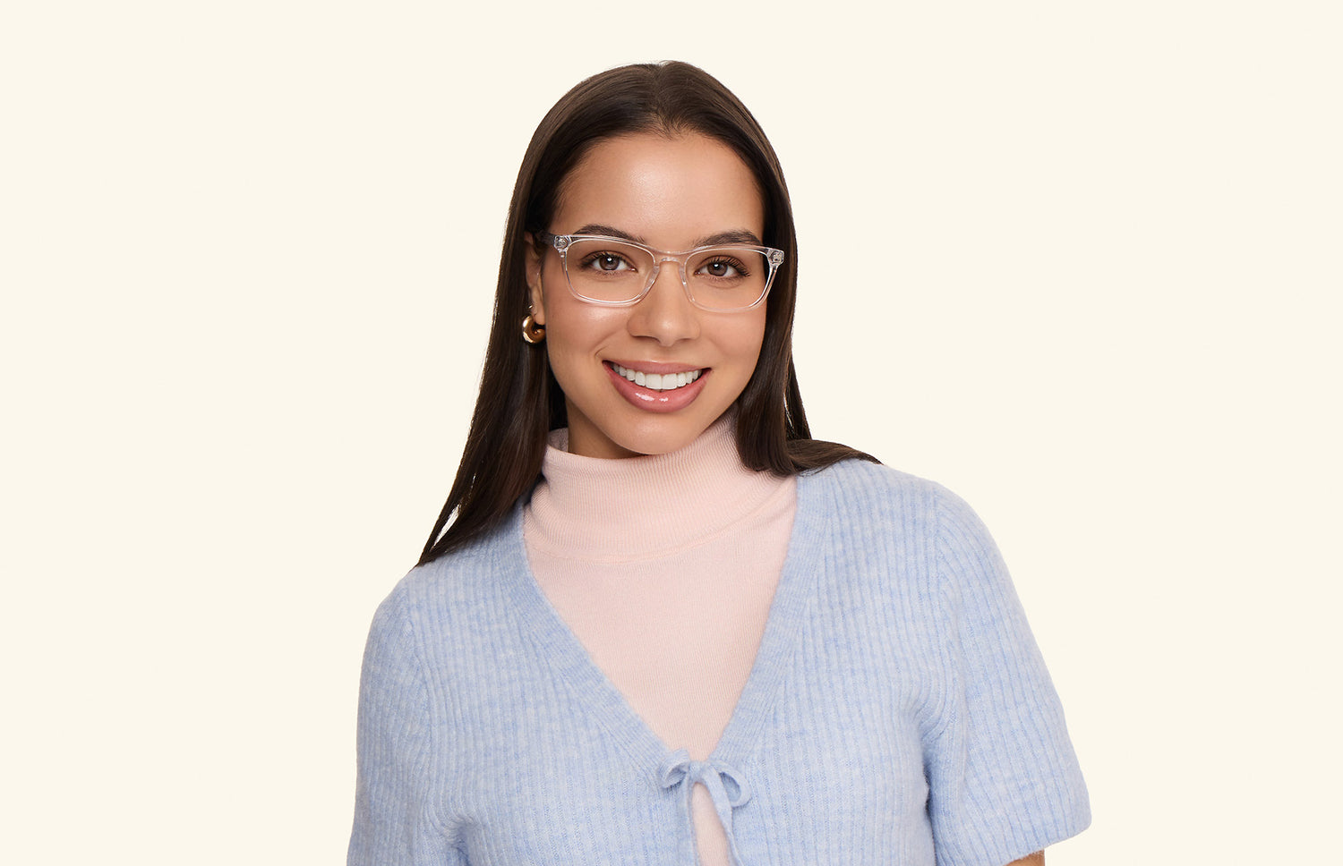 The Casper - Crystal Clear - LifeStyle1 - Pair Eyewear