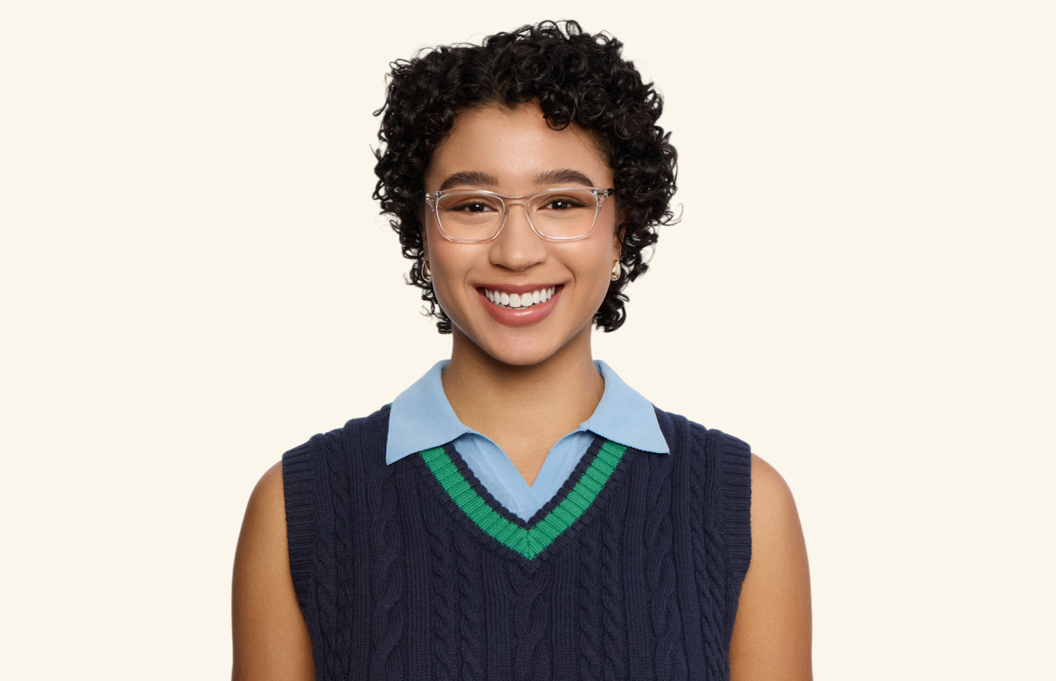The Casper - Mixed Material - Lensless - LifeStyle 1 - Pair Eyewear