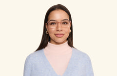 The Casper - Pink Clear - LifeStyle Thumbnail1 - Pair Eyewear
