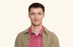 The Drew - Crystal Clear - LifeStyle Thumbnail1 - Pair Eyewear