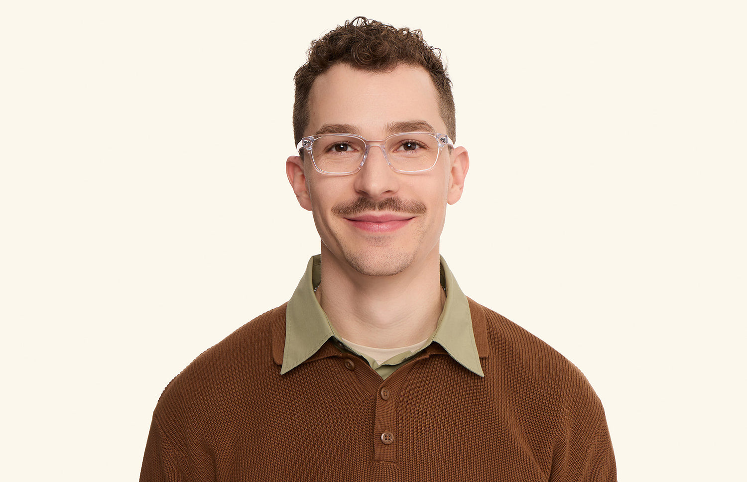 The Finley - Crystal Clear - LifeStyle1 - Pair Eyewear