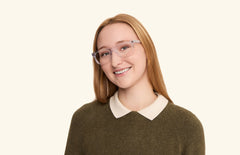 The Jessie - Crystal Clear - LifeStyle Thumbnail1 - Pair Eyewear